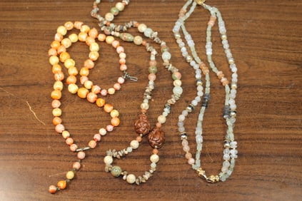 Three Beaded Necklaces