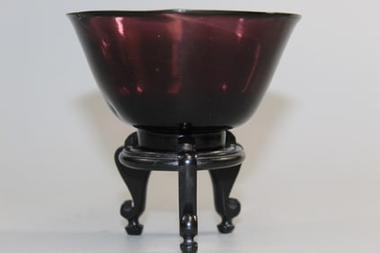 Chinese Peking Glass Cup