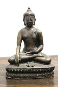 Tibetan bronze buddha