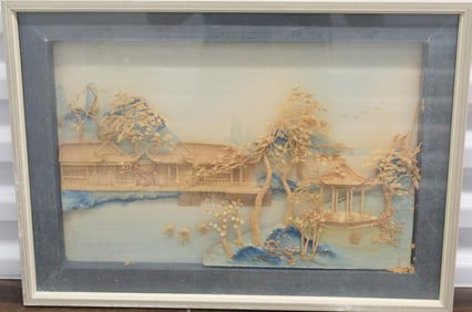 Framed decorative art work