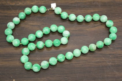 Chinese jade necklace