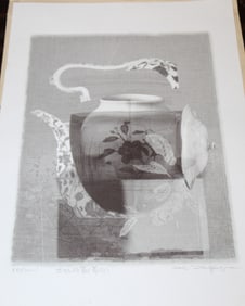 Chinese lithography, limited edition 56/200, signed by Lu Zhiping.