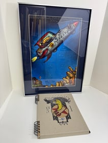 Markus Pierson "Boy and his Rocket" with book