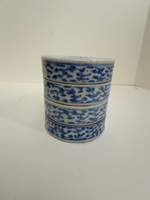 Chinese blue and white stacking dish