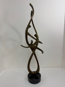 Charles Strain bronze sculpture, "Family Tree"