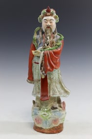 Chinese Famille Rose Porcelain Figure