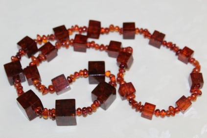 Amber Beads Necklace