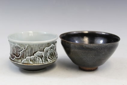 Two Asian Tea Bowls