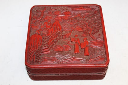 Chinese Cinnabar Box