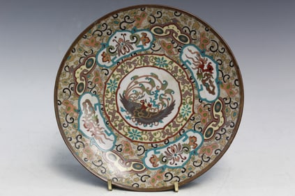 Japanese Cloisonne Plate
