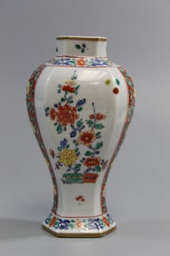European Porcelain Vase in Japanese Style