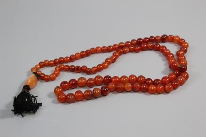 Carnelian Beads Necklace
