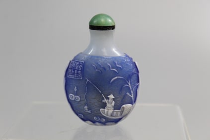 Chinese Peking Glass Snuff Bottle