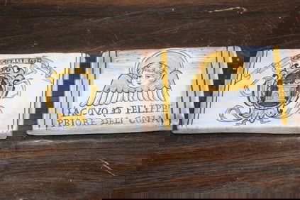 Two Blue and White Tiles