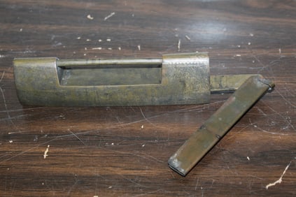 Large Chinese Brass Lock