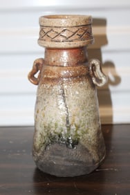 Japanese Shigaraki Ware Pottery Vase