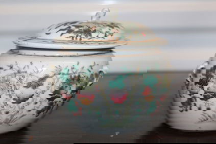 Chinese Famille Rose Covered Jar