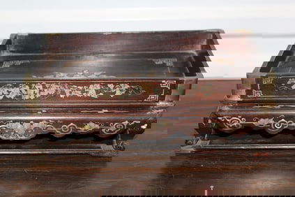 Chinese Wood Stand with MOP Decorations