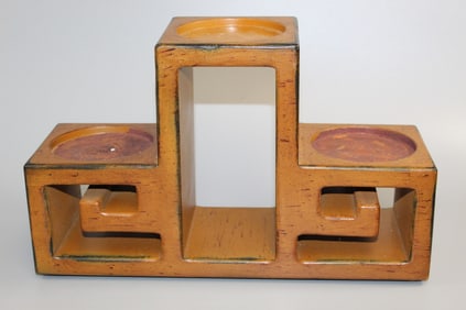 Chinese Wood Three-Tier Stand