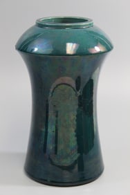 Japanese Green Glazed Porcelain Vase