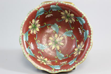Chinese Cloisonne Bowl