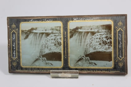 Niagara Falls Glass Stereoview Photo