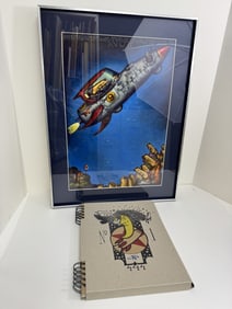 Markus Pierson "Boy and his Rocket" with book