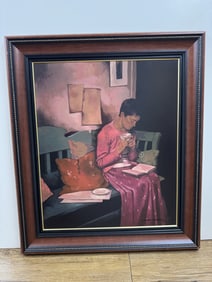 Joseph Lorusso limited edition serigraph "Moments to Myself"