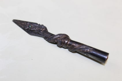 Antique Chinese Silver Arrow Head