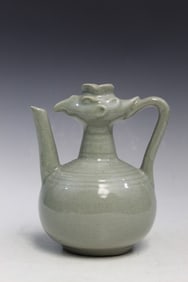 Chinese Celadon Glazed Pottery Ewer