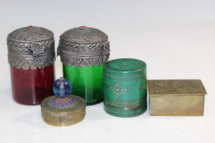 Group of Asian Boxes.