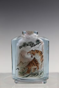 Chinese Inner Painting Glass Snuff Bottle