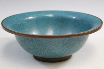 Chinese Cloisonne Bowl