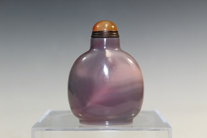 Chinese Agate Snuff Bottle
