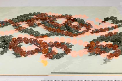 Two Nut Beads Necklaces