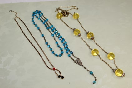 Three necklaces