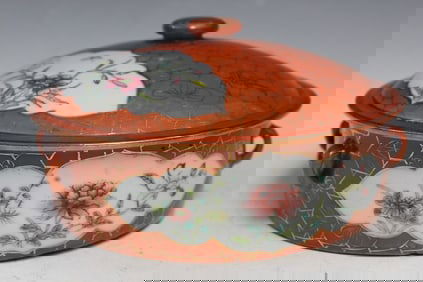 Chinese Famille Rose Covered Bowl