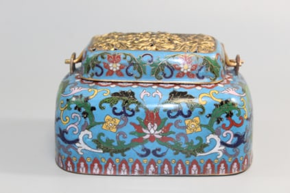 Chinese Cloisonne Handwarmer