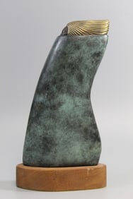 Tim Nicola ((1954 - Present ). Sculpture of an Old Female