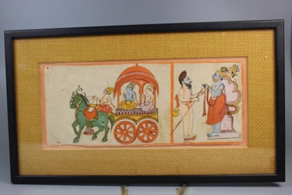 Framed Indian Painting
