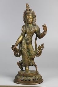 Nepalese Bronze Buddha Statue