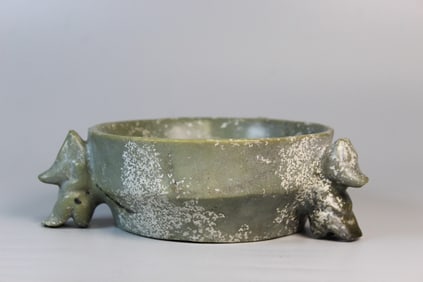 Chinese Carved Jade Incense Burner