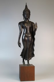 Thai Bronze Buddha Figure