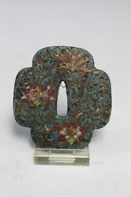 Chinese Cloisonne Tsuba