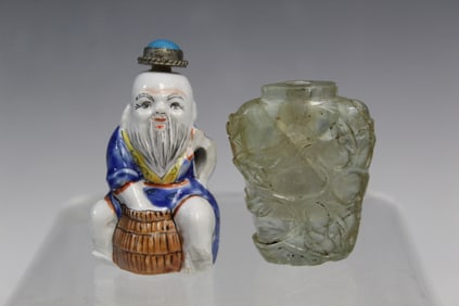 Two Chinese Snuff Bottles