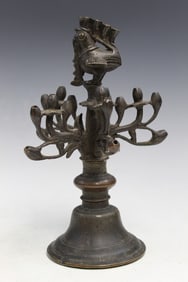 Antique Indian Bronze Incense Holder