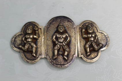 Indian Gilt Belt Buckle