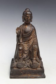 Chinese Metal Buddha Statue