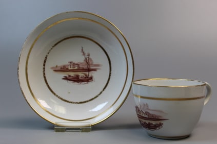 English Porcelain Cup and Saucer