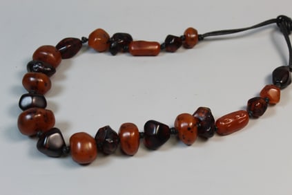 Bakelite Beads Necklace